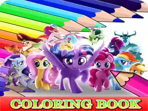 Spel Coloring Book for My Little Pony online