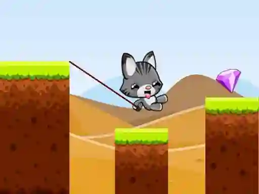 Spel Swing Cat Endless Jump online