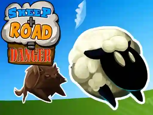 Spel Sheep + Road u003d Danger online