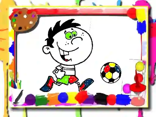 Spel Football Coloring Time online