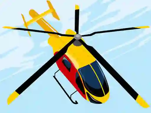Spel Dangerous Helicopter Jigsaw online