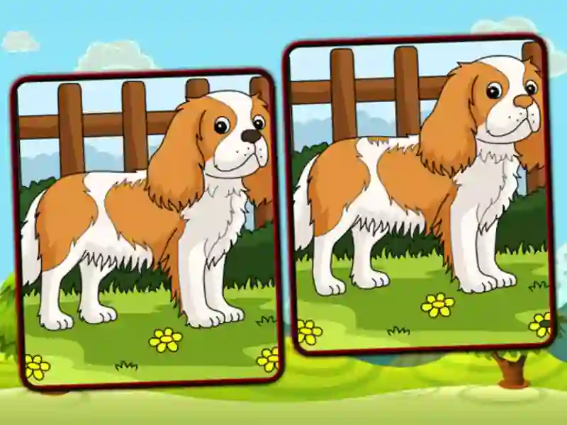 Spel Dogs Spot the Differences online