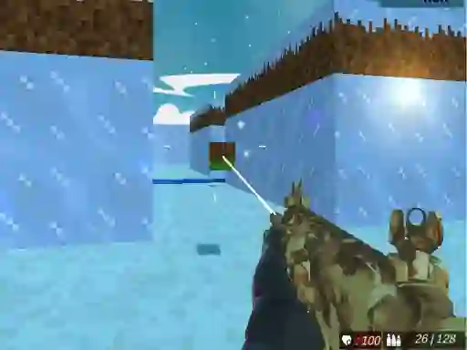 Spel Blocky Swat Shooting Iceworld Multiplayer online
