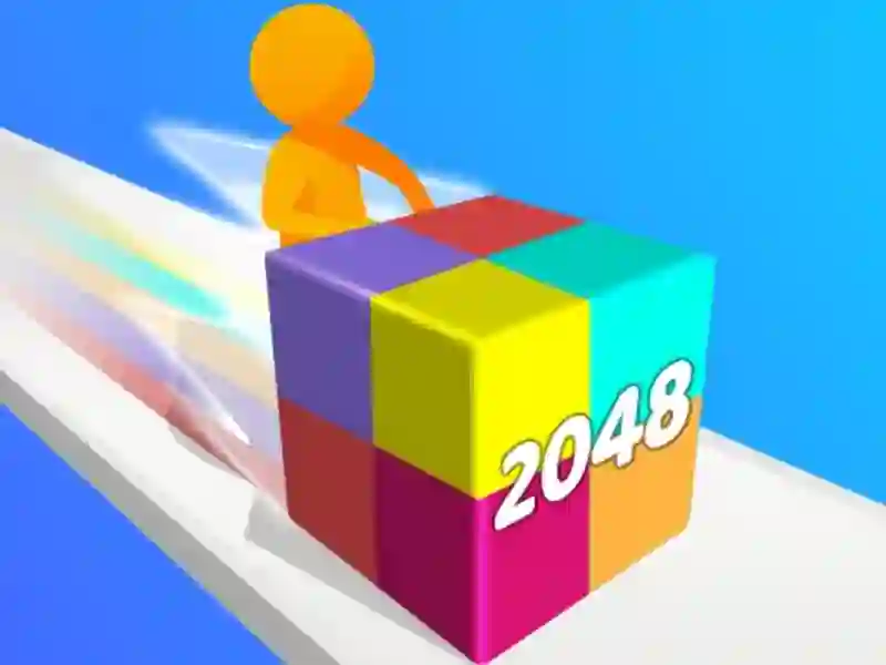 Spel Geometry Stack 2048 Run online