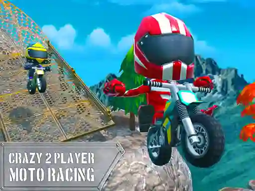 Spel Crazy 2 Player Moto Racing online