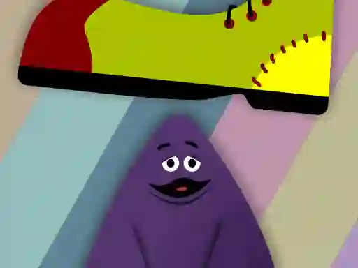 Spel Grimace vs giant clown shoes online
