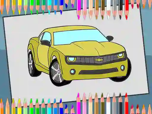 Spel American Cars Coloring Book online