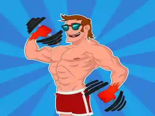 Spel Muscle race games body run 3d online
