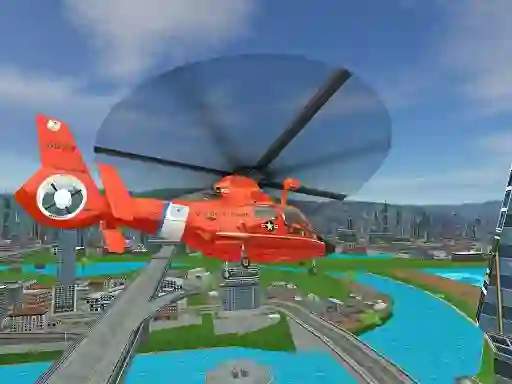 Spel 911 Rescue Helicopter Simulation 2020 online