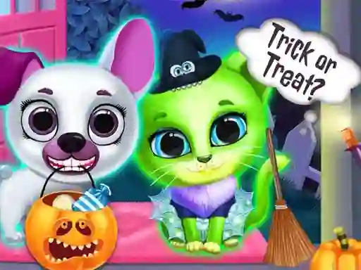 Spel Scary Makeover Halloween Pet Salon online