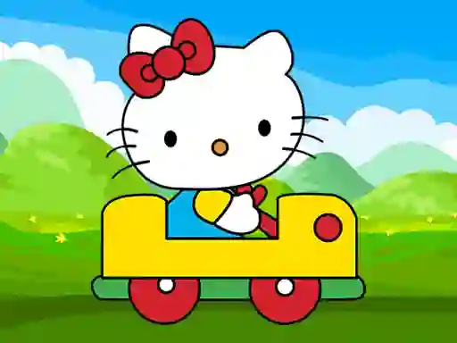Spel Cute Kitty Car Jigsaw online