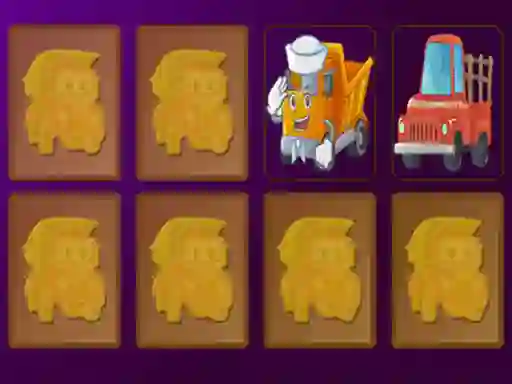 Spel Cartoon Trucks Memory online