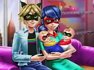 Spel Dotted Girl Family Day online