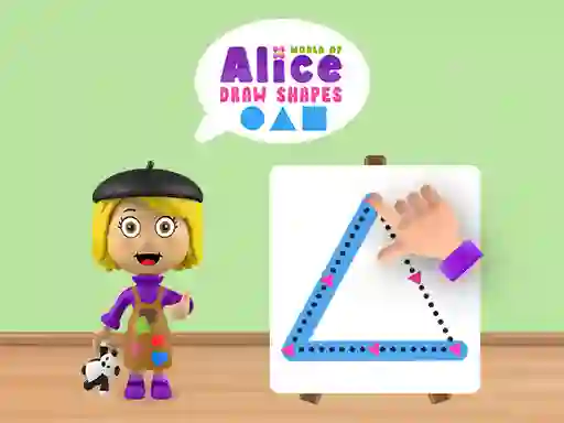 Spel World of Alice Draw Shapes online