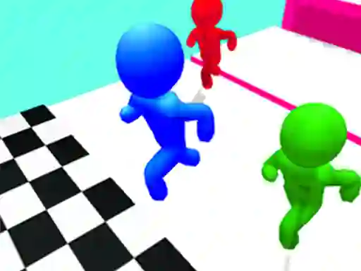 Spel Stickman Race 3d online
