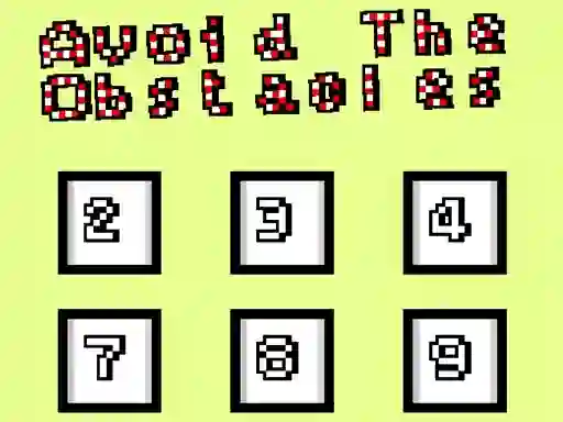 Spel Avoid the obstacles online