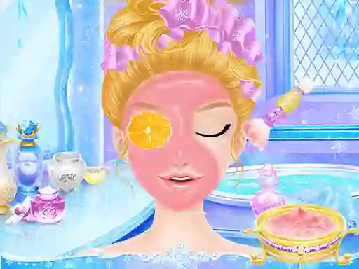 Spel Princess Salon Frozen Party online