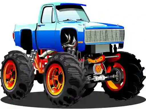 Spel Monster Truck Puzzle online