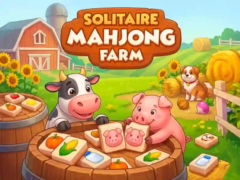 Spel Solitaire Mahjong Farm online