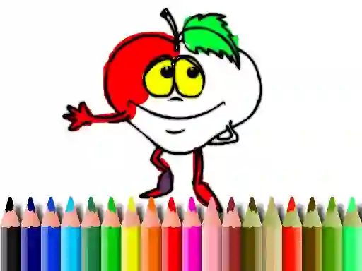 Spel Back To School: Fruits Coloring online