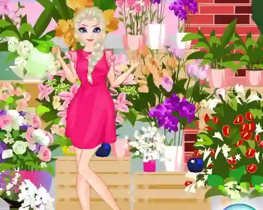 Spel Ice Queen Flowers Festival online