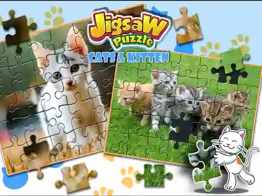 Spel Jigsaw Puzzle Cats & Kitten online