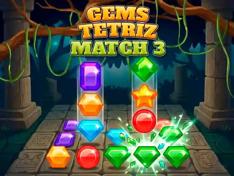 Spel Gems Tetriz Match 3 online