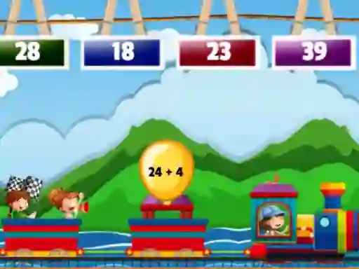 Spel Math Train Addition online