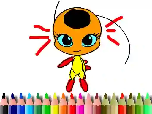 Spel Back To School: Dotted Girl Coloring online