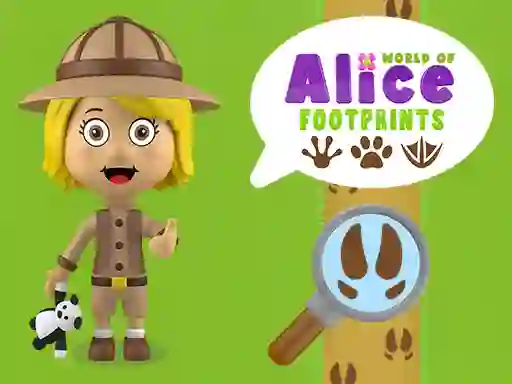 Spel World of Alice Footprints online