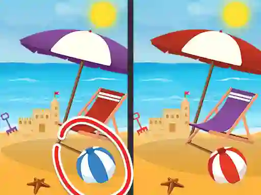 Spel Spot The Difference Seasons online