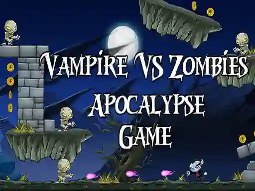 Spel Vamp kid vs The Zombies apocalipse online