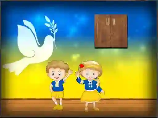 Spel Amgel Peace Room Escape online