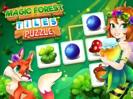 Spel Magic Forest Tiles Puzzle online