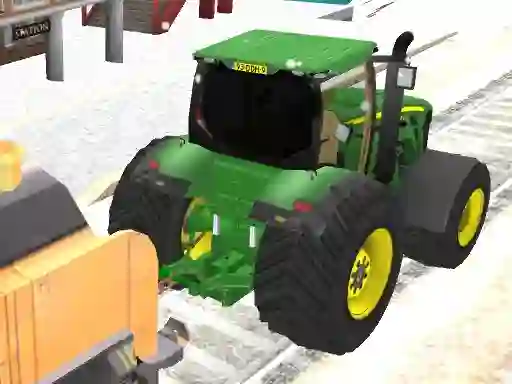 Spel Tractor Chained Towing Train 2018 online