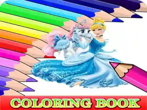 Spel Coloring Book for Cinderella online
