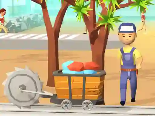 Spel Stone Miner 3d online