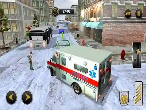 Spel Modern city ambulance simulator online