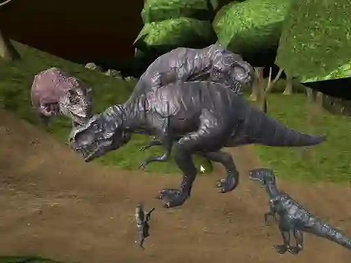 Spel Mightnight Multiplayer Dinosaur Hunt online