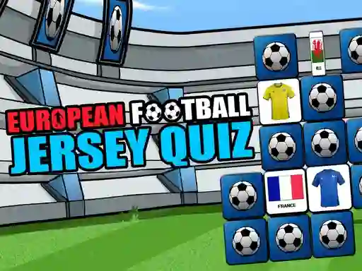 Spel European Football Jersey Quiz online