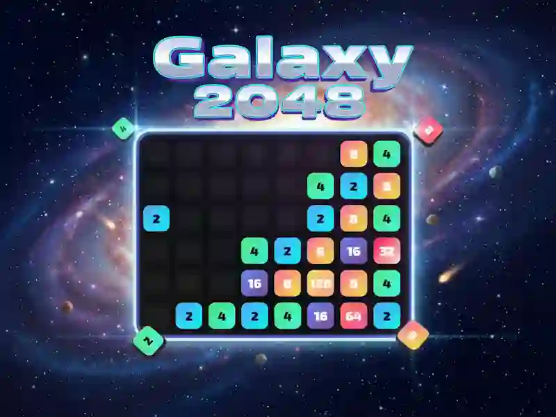 Spel Galaxy 2048 online