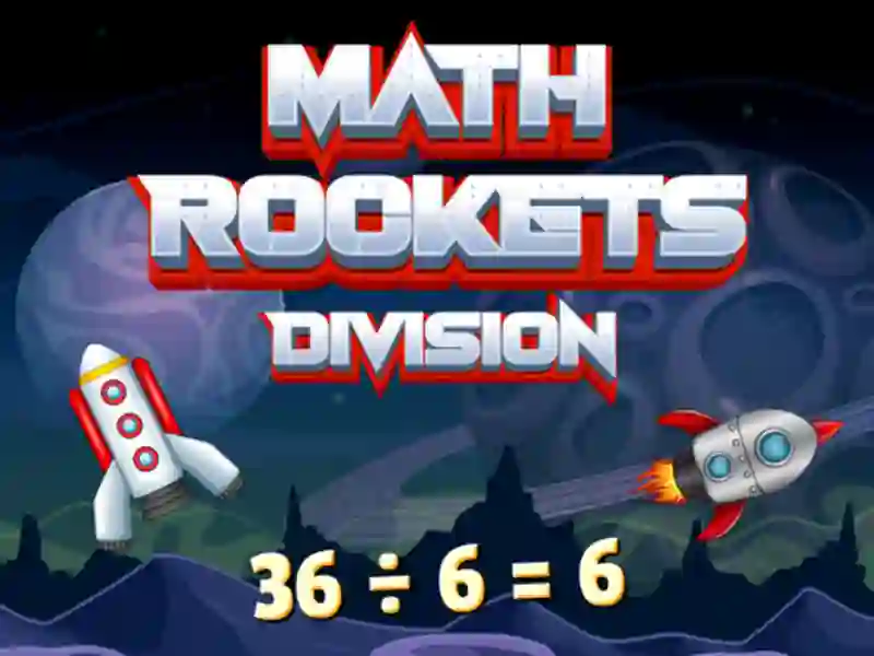 Spel Math Rockets Division online