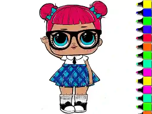 Spel Easy Kids Coloring Lol online