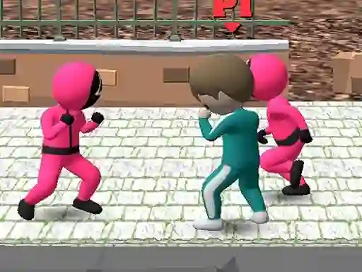 Spel Squid Game Multiplayer Fighting online