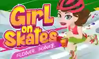 Spel Girl on Skates: Flower Power online