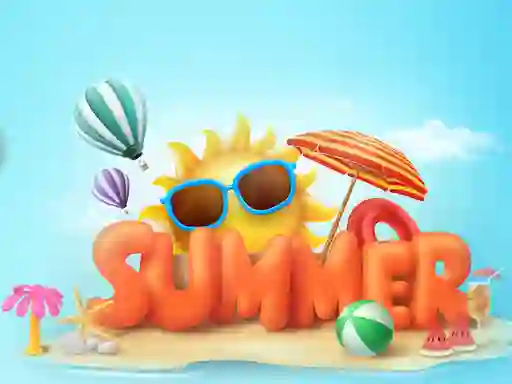 Spel Happy summer jigsaw puzzle online