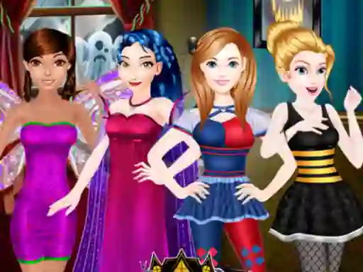 Spel Royal Halloween Party Dress Up online