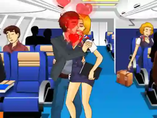 Spel Air Hostess Kissing online