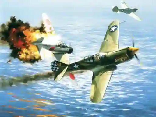 Spel Aviation Art Air Combat Slide online