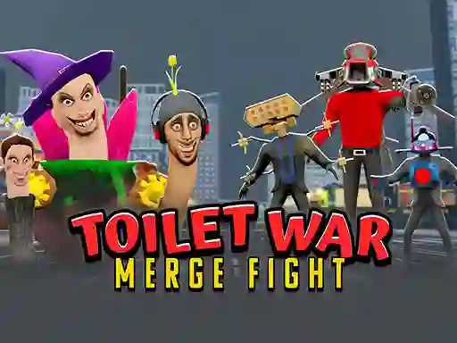 Spel Toilet War: Merge Skibidi online
